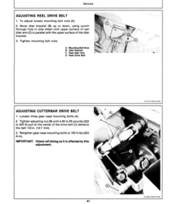 Alternative view of John Deere 1217, 1219 Mower Conditioner ( - 765000) Operator's Manual (OME75029)