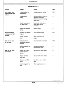 Alternative view of John Deere 330 Round Baler Operator's Manual (OME75043)