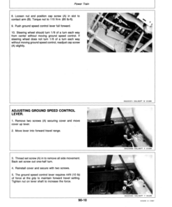 Alternative view of John Deere 3430, 3830 Self-Propelled Windrowers ( - 740000) Operator's Manual (OME75061)