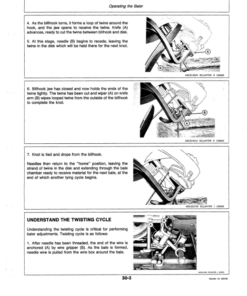 Alternative view of John Deere 347 Square Baler Operator's Manual (OME76108)