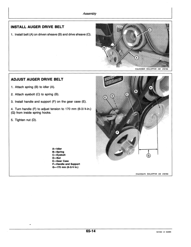 John Deere Kernel Processor For Self-Propelled Forage Harvesters Operator's Manual (OME76112) - Image 3