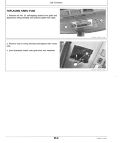 Alternative view of John Deere 3430, 3830 Self-Propelled Windrowers (740001 - ) Operator's Manual (OME78980)