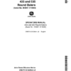 John Deere 435, 535 Round Balers (- 915000) Operator's Manual (OME79133)