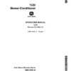John Deere 1525 Mower Conditioner Operator's Manual (OME79598)