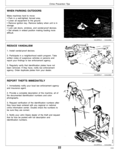 Alternative view of John Deere 652 Side Delivery Rake (880001-) Operator's Manual (OME81241)