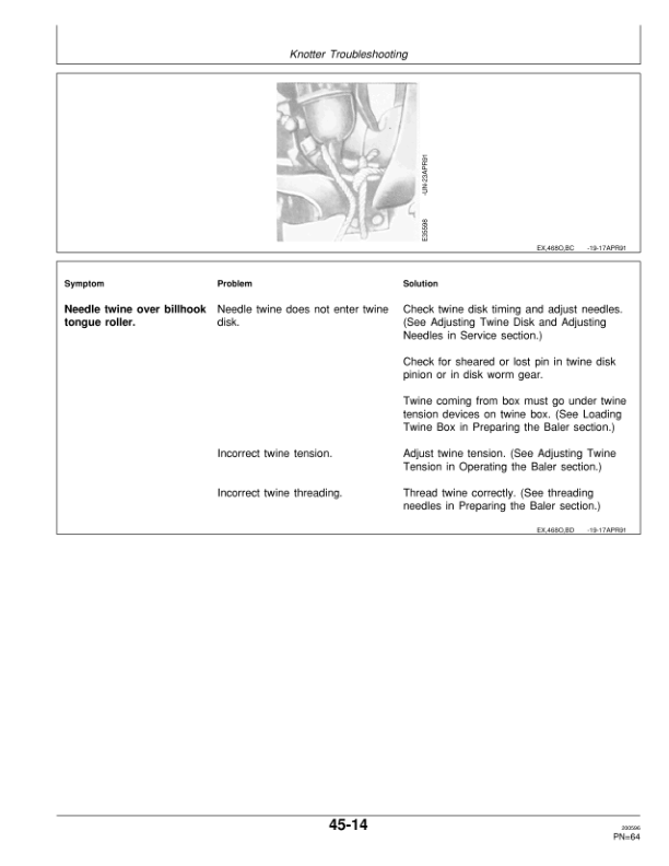 John Deere 468 Baler Operator's Manual (OME81606) - Image 2