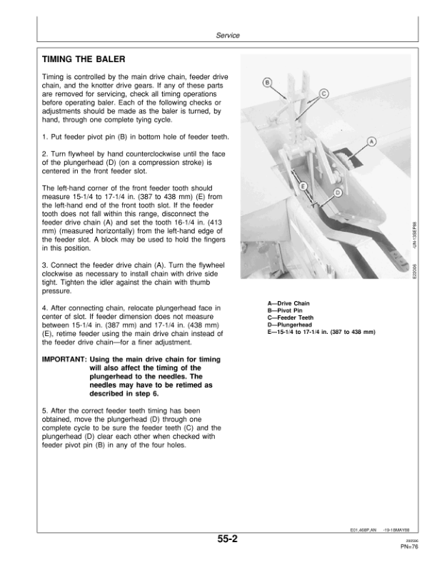 John Deere 468 Baler Operator's Manual (OME81606) - Image 3