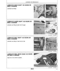 Alternative view of John Deere 140 Windrower Platform With Hay Conditioner Operator's Manual (OME81679)