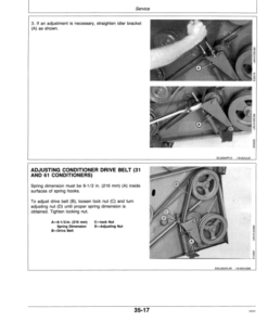 Alternative view of John Deere 300A Auger Platform - 31, 36, 61, 66 Hay Conditioners Operator's Manual (OME81740)