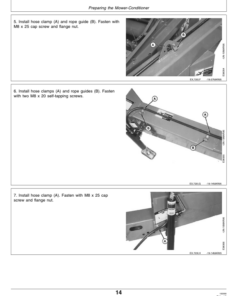 Alternative view of John Deere 710, 720 Mower Conditioners Operator's Manual (OME85380)