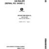 John Deere 348 Square Balers Operator's Manual (OME87175)
