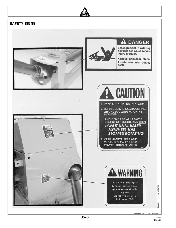 John Deere 468 Baler Operator's Manual (OME87181) - Image 2