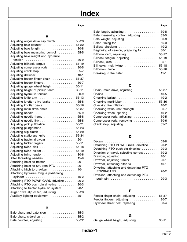 John Deere 468 Baler Operator's Manual (OME87181) - Image 3