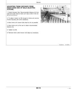 Alternative view of John Deere 385 Round Baler (960001-) Operator's Manual (OME87611)