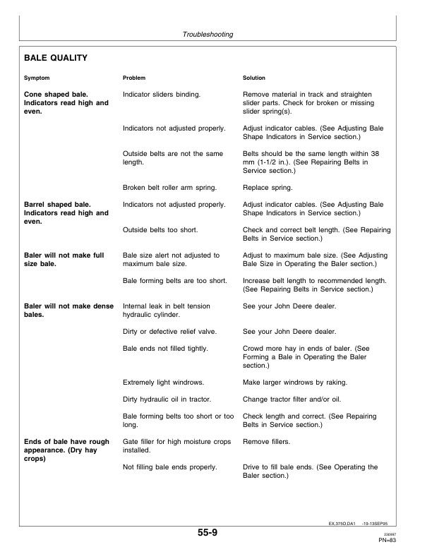 John Deere 385 Round Baler (960001-) Operator's Manual (OME87611) - Image 3