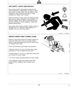 Alternative view of John Deere 240, 260 Rotary Disk Mowers Operator's Manual (OME87625)
