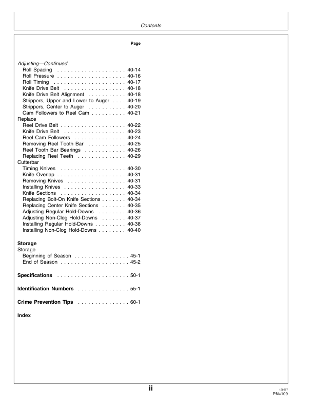 John Deere 890 Auger Platform with Hay Conditioner Operator's Manual (OME87945) - Image 3