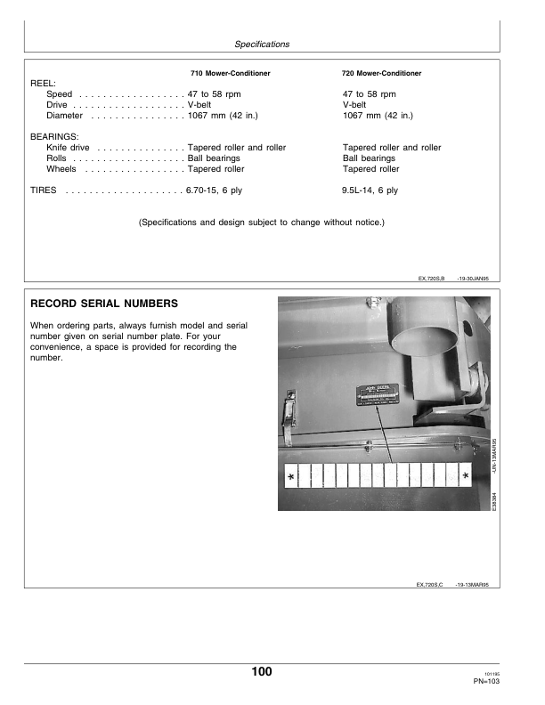 John Deere 710, 720 Mower Conditioner Operator's Manual (OME88512) - Image 2
