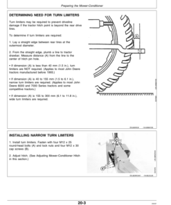Alternative view of John Deere 920, 930 Rotary Roll Mower Conditioner Operator's Manual (OME92537)