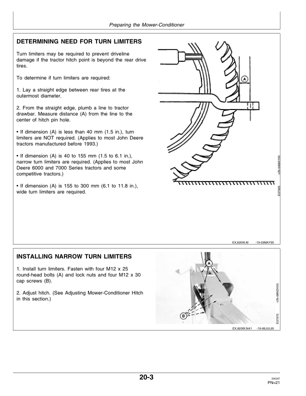 John Deere 920, 930 Rotary Roll Mower Conditioner Operator's Manual (OME92537) - Image 2