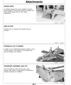 Alternative view of John Deere 915 Rotary Impeller Mower Conditioner North America (123501-132550) Operator's Manual (OME92540)