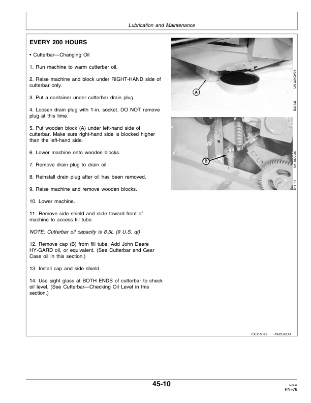 John Deere 915 Rotary Impeller Mower Conditioner North America (123501-132550) Operator's Manual (OME92540) - Image 3