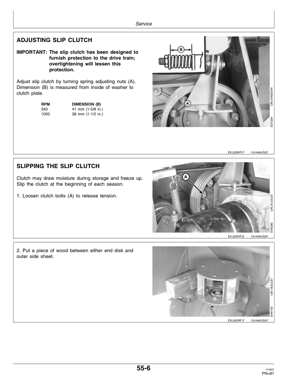 John Deere 925, 935 Mower Conditioners Operator's Manual (OME92549) - Image 3
