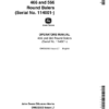 John Deere 466, 566 Round Balers ( 114001-) Operator's Manual (OME92593)