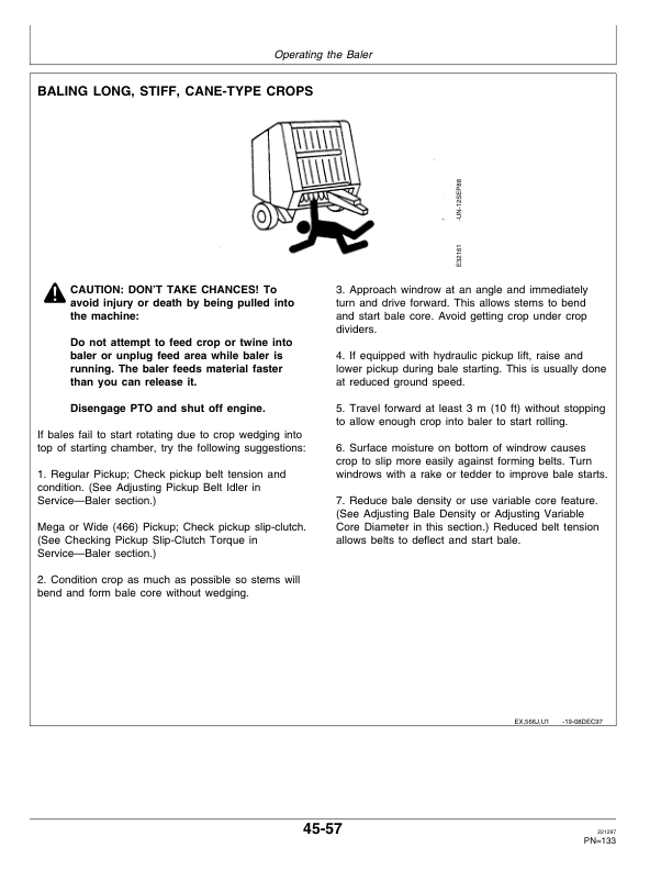 John Deere 466, 566 Round Balers ( 114001-) Operator's Manual (OME92593) - Image 3