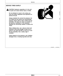 Alternative view of John Deere 945 Center Pivot Rotary Impeller Mower-Conditioner (119501-) Operator's Manual (OME92870)
