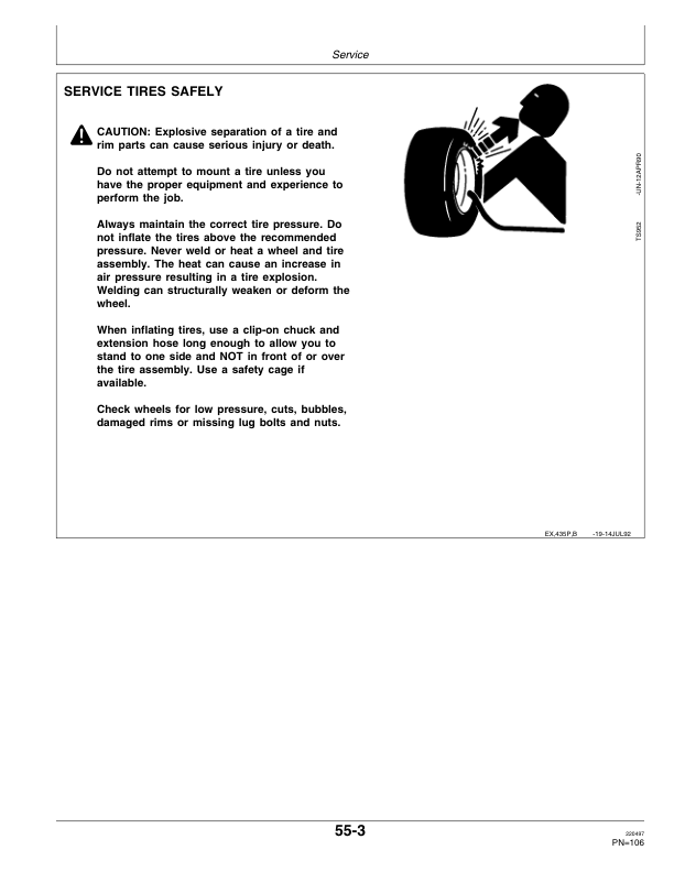 John Deere 945 Center Pivot Rotary Impeller Mower-Conditioner (119501-) Operator's Manual (OME92870) - Image 2