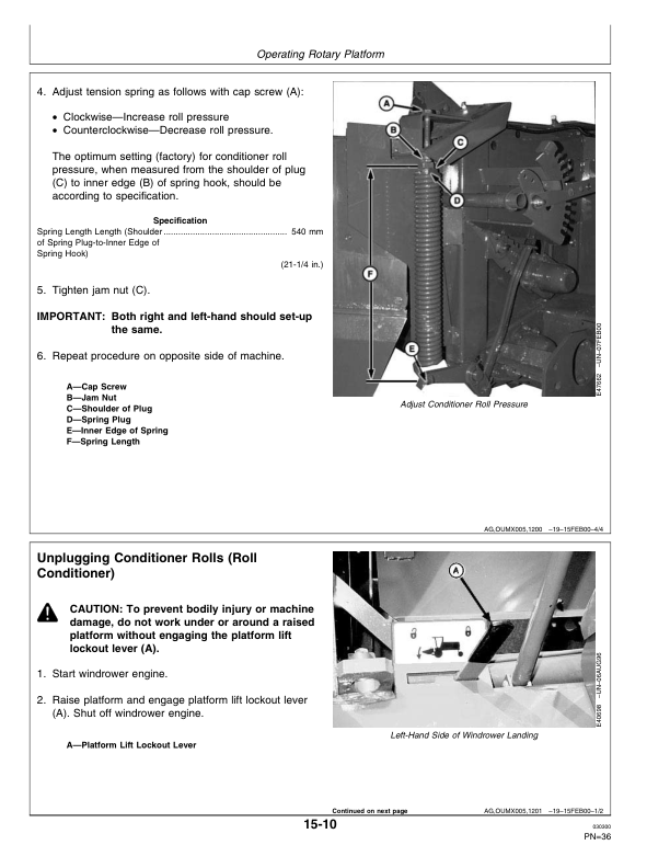 John Deere 990 Rotary Platform Operator's Manual (OME93362) - Image 3