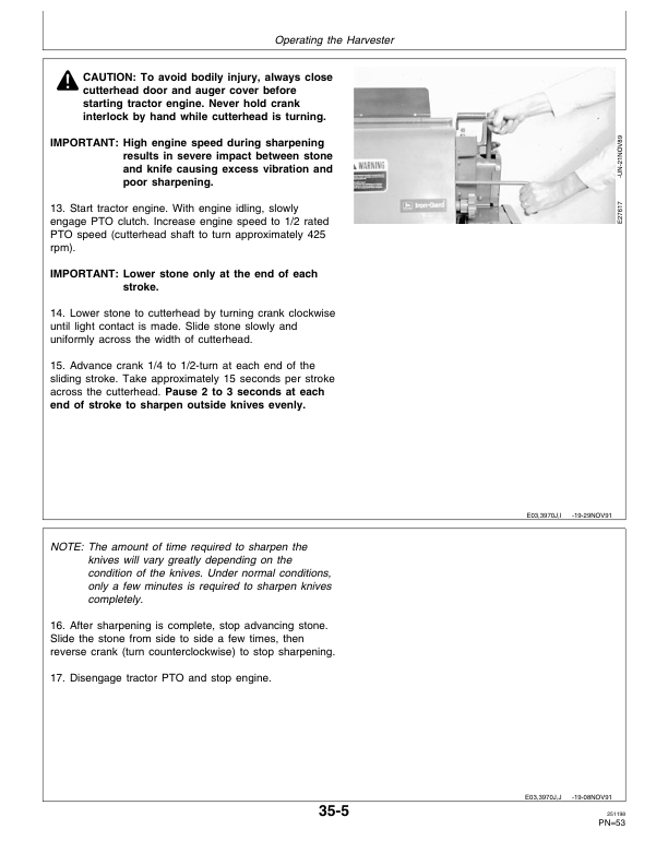 John Deere 3950, 3970 Forage Harvesters (987501-) Operator's Manual (OME95202) - Image 3