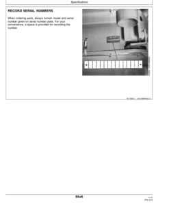 Alternative view of John Deere 710, 720 Mower Conditioners Operator's Manual (OME95633)