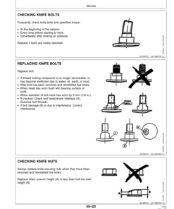 Alternative view of John Deere 925 (133701-), 935 (134601-) Rotary Impeller Mower Conditioners Operator's Manual (OME95638)