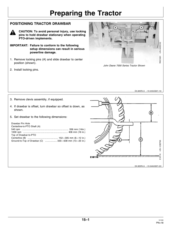 John Deere 925 (133701-), 935 (134601-) Rotary Impeller Mower Conditioners Operator's Manual (OME95638) - Image 3