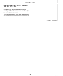 Alternative view of John Deere 704 Pull-Type Wheel Rake Operator's Manual (OME96906)