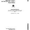John Deere 456 (112001-), 456S (112701-), 556 (113001-) Round Balers Operator's Manual (OME97080)