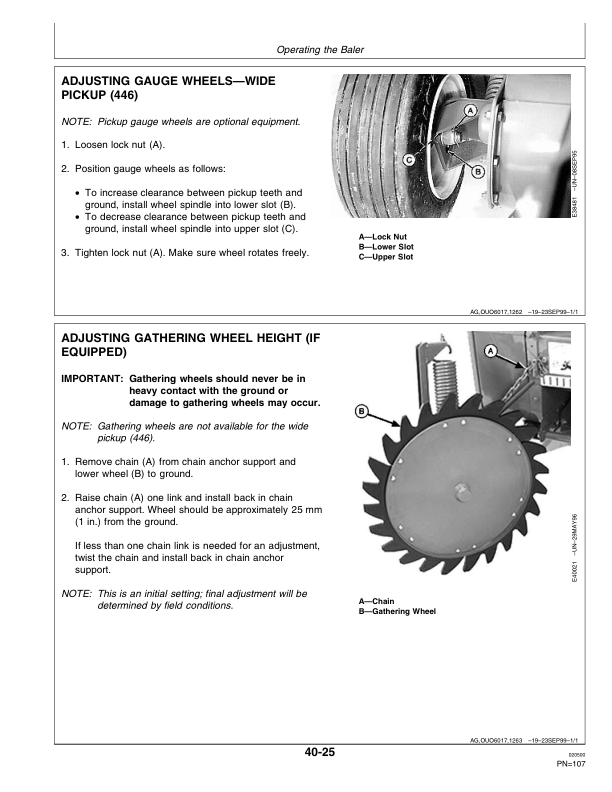John Deere 446 (110001-), 546 (111001-) Round Balers Operator's Manual (OME97083) - Image 2