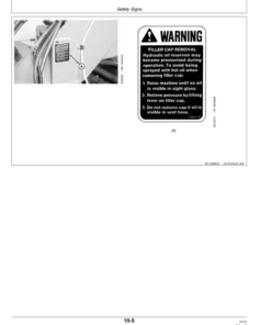 Alternative view of John Deere 1600A Mower Conditioner (989631-) Operator's Manual (OME97325)