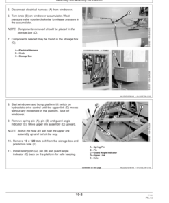 Alternative view of John Deere 890 Specialty Crop Auger Platform Operator's Manual (OME98008)