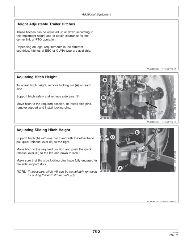 John Deere 5300, 5400 & 5500 Tractors Operator's Manual (OMER360033) - Image 2