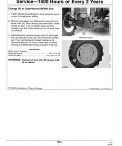 Alternative view of John Deere 5400N & 5500N Super Narrow Tractors (Manufactured in Mannheim ,Germany) Operator's Manual (OMER360095)
