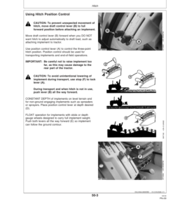 Alternative view of John Deere 5215F/V, 5315F/V, 5515F/V, 5615F/V Tractors Operator's Manual (OMER360218)
