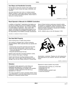Alternative view of John Deere 5080G, 5090G, 5090GH Tractors (MY2014) Operator's Manual (OMER430599)