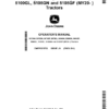 John Deere 5075GV, 5075GN, 5075GF, 5075GL, 5090GV, 5090GN, 5090GF, 5090GL, 5100GL, 5105GN, 5105GF Tractors Operator's Manual (OMER525753)