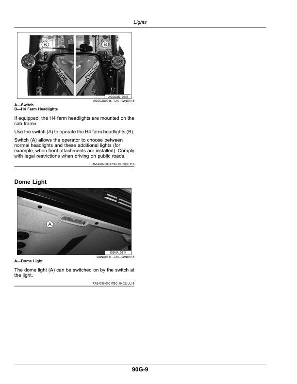 John Deere 5075GV, 5090GV, 5075GN, 5090GN, 5100GN, 5075GL Tractors Operator's Manual (OMER525754) - Image 2
