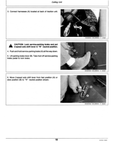 Alternative view of John Deere 86-Inch Reel Mounted Mower Operator's Manual (OMET13346)