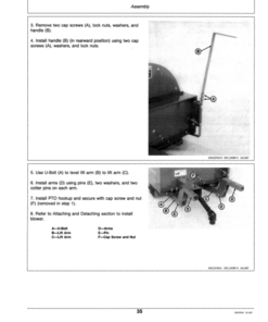 Alternative view of John Deere 30 & 230 Golf & Turf Blower Operator's Manual (OMET13396)