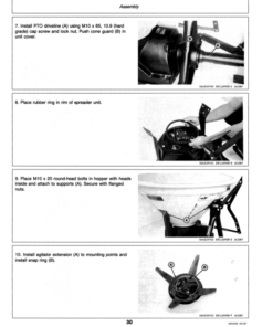 Alternative view of John Deere 206, 209 Spreaders Operator's Manual (OMET13619)